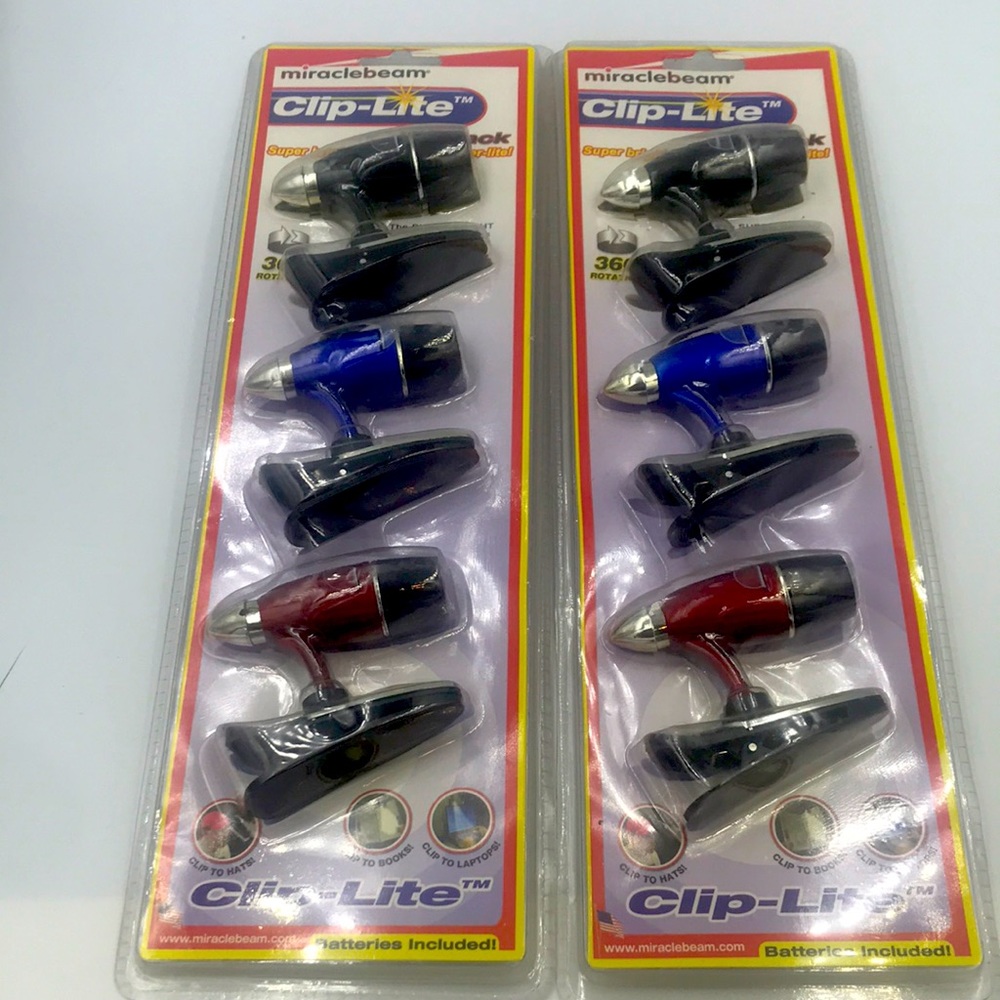 Miracle Beam Clip Lights battery 🔋 included New sealed